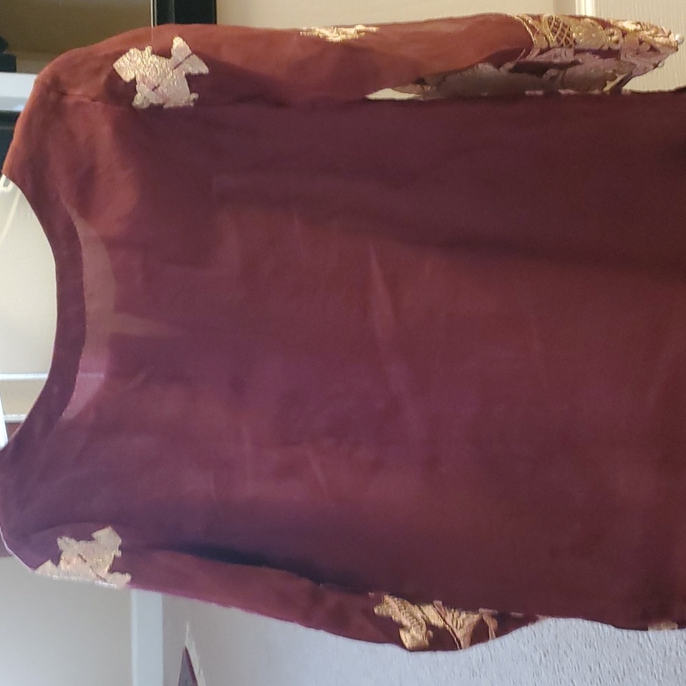 Pakistani Organza Fancy Kurta - image 6